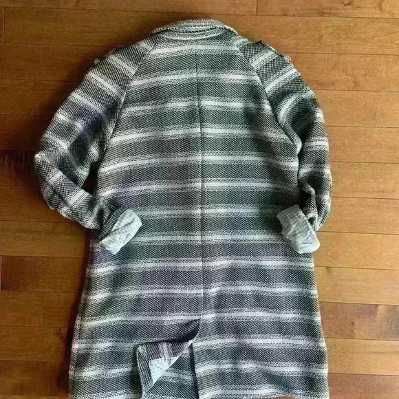 Scotch & Soda | Striped woven pea coat jacket size 2 - Picture 6 of 6